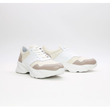 Бежеві шкіряні кросівки Арт. Kr-4/188