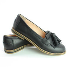 Лофери із чорної шкіри Арт. 05-15/12