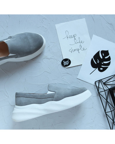 Сліпони із замші Арт. 15-1/195