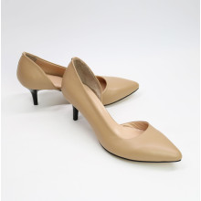 Туфлі-човники з карамельної шкіри Арт. 657-2/36