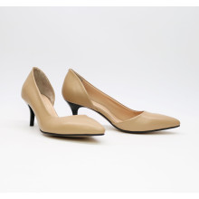 Туфлі-човники з карамельної шкіри Арт. 657-2/36