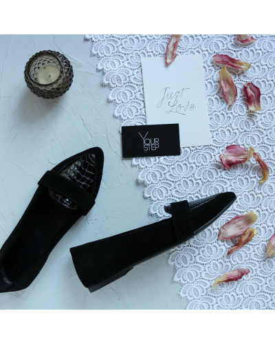 Балетки чорного кольору Арт.: 17-7П