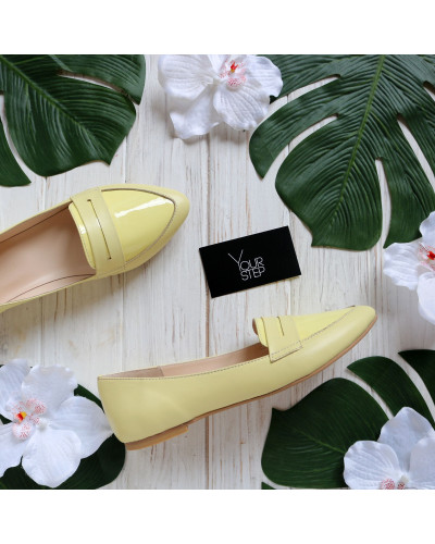 Балетки жовтого кольору Арт. 16-3
