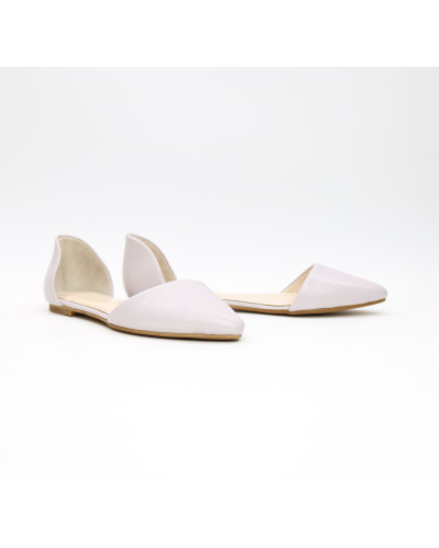 Балетки з натуральної шкіри з гострим носом Арт. 17-1