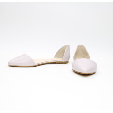 Балетки з натуральної шкіри з гострим носом Арт. 17-1