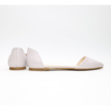 Балетки з натуральної шкіри з гострим носом Арт. 17-1