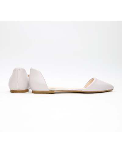 Балетки з натуральної шкіри з гострим носом Арт. 17-1