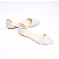 Балетки з натуральної шкіри з гострим носом Арт. 17-1