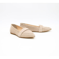 Замшеві балетки з гострим носком в персиковому відтінку — жіночність і легкість щодня (Арт. 17‑7П)