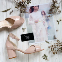 Лакові босоніжки на підборах Арт. 605-10/45Ок