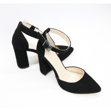 Босоніжки з натуральної замші чорного кольору Арт. 35-7/44Ок