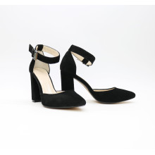 Босоніжки з натуральної замші чорного кольору Арт. 35-7/44Ок