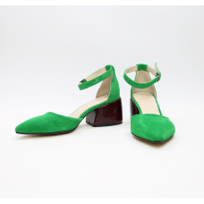 Босоніжки яскраво-зеленого кольору Арт. 657-4/w324Ок