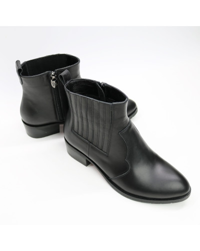 Черевики із чорної шкіри Арт. 306-4