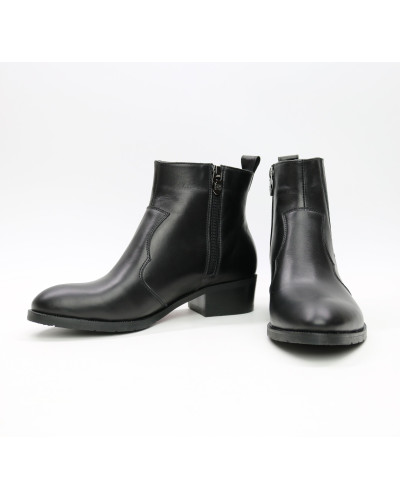 Черевики із чорної шкіри Арт. 306-4