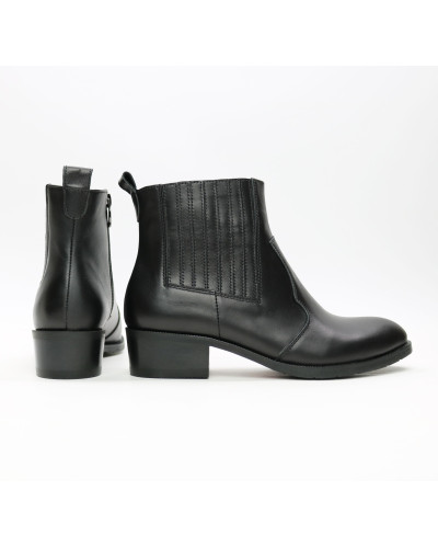 Черевики із чорної шкіри Арт. 306-4