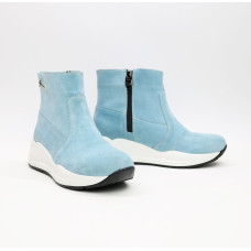 Ботинки из голубой замши Арт. 218-2/21954