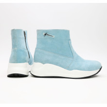 Ботинки из голубой замши Арт. 218-2/21954