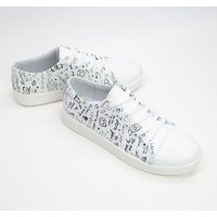 Кеди із натуральної шкіри Арт. Em-1