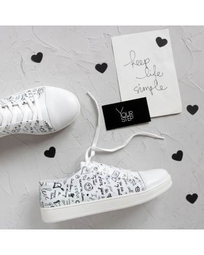 Кеди із натуральної шкіри Арт. Em-1