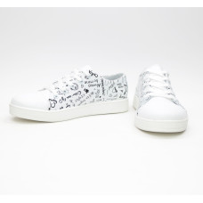 Кеди із натуральної шкіри Арт. Em-1