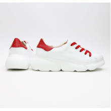 Кеди із білої шкіри Арт. 15-3(Ar)