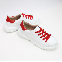 Кеди із білої шкіри Арт. 15-3(Ar)