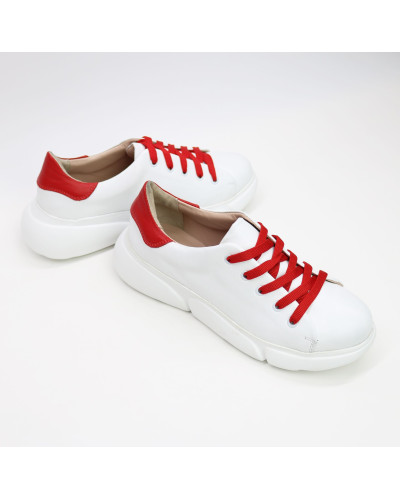 Кеди із білої шкіри Арт. 15-3(Ar)