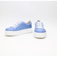 Кеди із блакитної шкіри Арт. 15-5/192