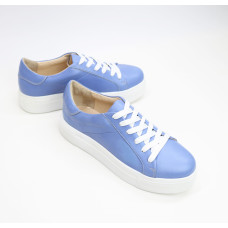 Кеди із блакитної шкіри Арт. 15-5/192