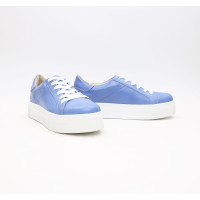 Кеди із блакитної шкіри Арт. 15-5/192