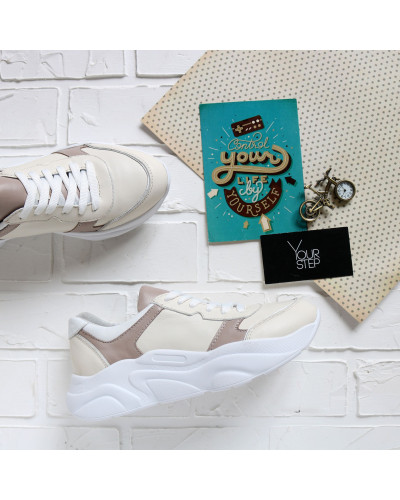 Бежеві кросівки Арт. Т-3/21913