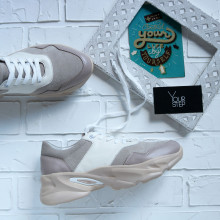 Кросівки із замші та шкіри Арт. Kr-4/188