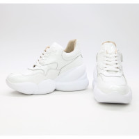 Білі лакові кросівки Арт. 218-1/21061