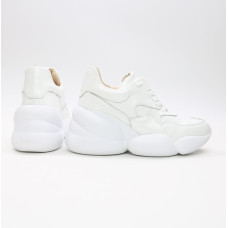 Білі лакові кросівки Арт. 218-1/21061