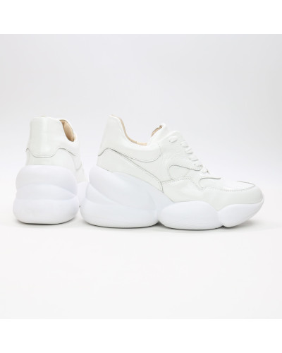 Білі лакові кросівки Арт. 218-1/21061