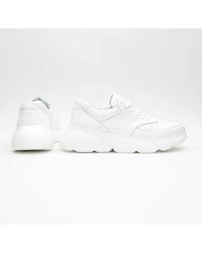 Кроссовки из белой кожи Арт. 15-2(Ar)