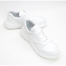 Кросівки із білої шкіри Арт. 15-2(Ar)