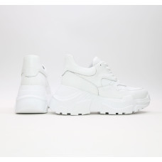 Кросівки білого кольору на масивній підошві Арт. 218-1/21950