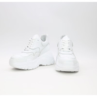 Кросівки білого кольору на масивній підошві Арт. 218-1/21950