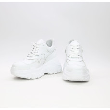 Кросівки білого кольору на масивній підошві Арт. 218-1/21950