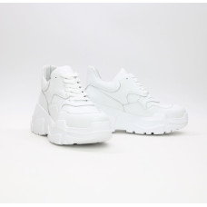 Кросівки білого кольору на масивній підошві Арт. 218-1/21950