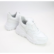Кросівки білого кольору на масивній підошві Арт. 218-1/21950