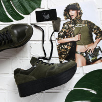 Кросівки зі шкіри та замші Арт. 15-2/21873