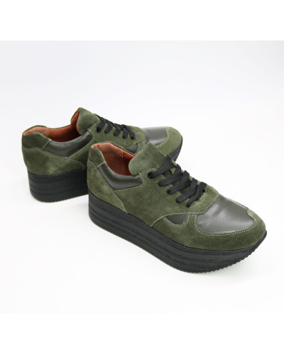 Кросівки зі шкіри та замші Арт. 15-2/21873