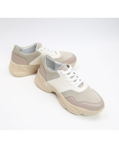 Кросівки із замші та шкіри Арт. Kr-4/188