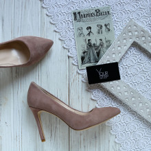 Туфлі-човники кольору капучино Арт. 35-1/60Ок