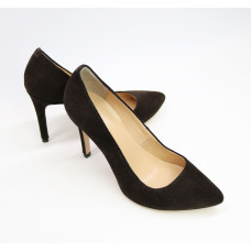 Туфлі-човники кольору шоколад Арт. 35-1/60Ок