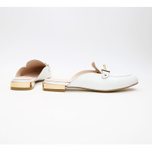 Белые кожаные мюли Арт. 156-2/33-2578