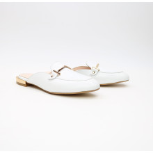 Белые кожаные мюли Арт. 156-2/33-2578